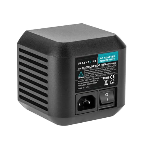 Flashpoint AC Adapter Unit for The XPLOR 600 Pro R2 Series Monolights (Godox AC-26)