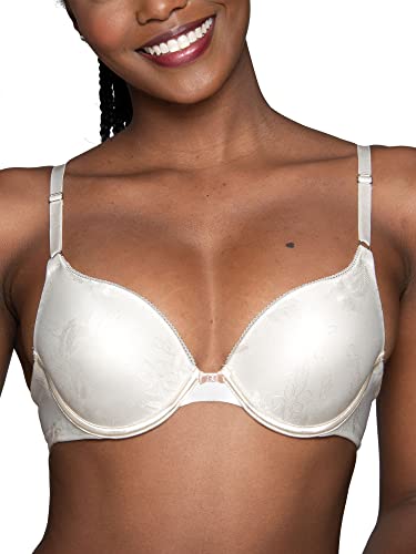 Vanity Fair Women's Ego Boost Add Push Up Bra (+1 Cup Size), Underwire-Sweet Cream, 38B