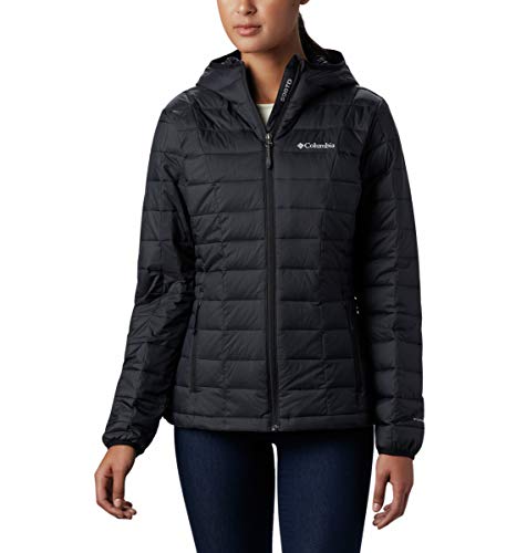 Columbia Women's Voodoo Falls 590 TurboDown Hooded Jacket, Black, X-Small