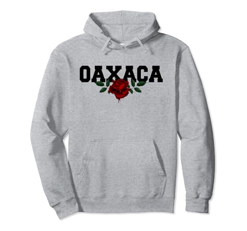 Oaxaca Mexico Bleeding Rose Pullover Hoodie