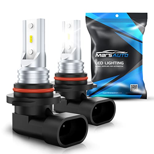 Marsauto H10 9145 LED Fog Light Bulb 9140 LED Fog Lamps Super Bright CSP Chips 6000K Cool White Play and Plug, 360-degree Illumination, Non-polarity (Pack of 2)