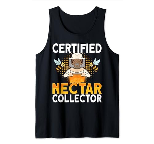Honey Beekeeping Bee Certified Nectar Collector - Beekeeper Tank Top