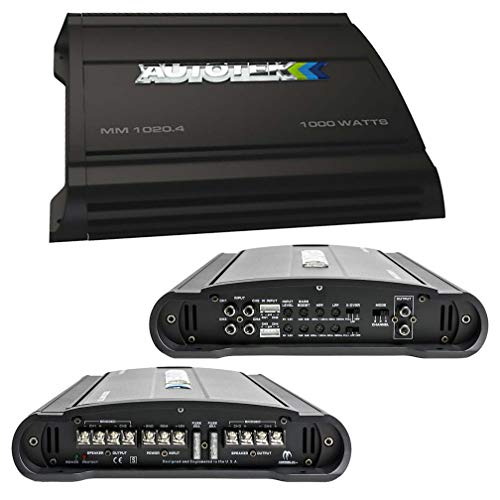 Autotek MM1020.4 The Mean Machine Amp (4 Channels, Class AB, 1,000 Watts)