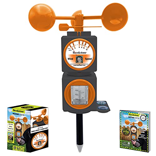 Brookstone Children’s Weather Station Kit - Meteorologist STEAM Toy for Kids & Teens, Boys and Girls