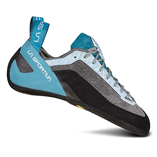 La Sportiva Womens Finale Rock Climbing Shoes, Clay/Topaz, 7.5-8