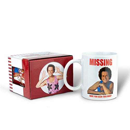 Surreal Entertainment Richard Simmons Costume | Richard Simmons Have You Seen This Man Mug | 11 Ounces