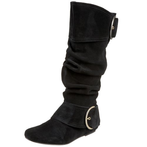 Naughty Monkey Women's Cool for School Boot,Black,10 M US