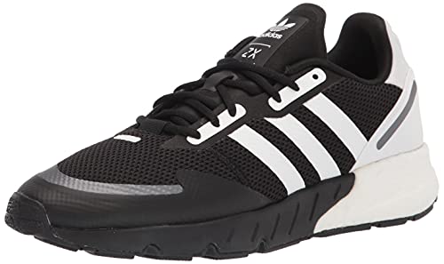 adidas Originals Men's ZX 1K Boost, Black/White/Black Silver Metallic, 9