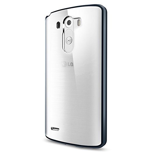 Spigen Ultra Hybrid LG G3 Case with Air Cushion Technology and Hybrid Drop Protection for LG G3 - Metal Slate