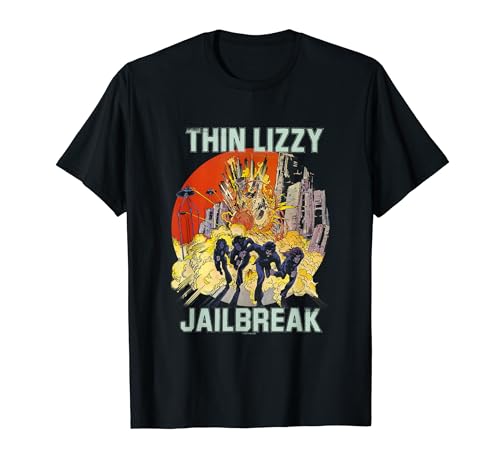 Thin Lizzy - Jailbreak Explosion Black T-Shirt