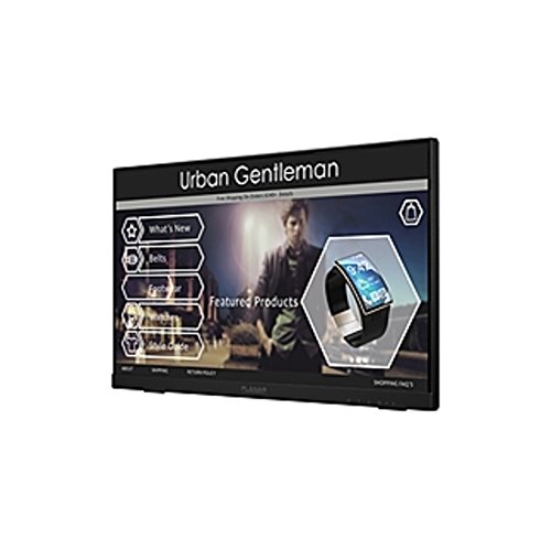 Planar Systems 997-8286-00 Projected Capacitive Multi-Touch IPS Edge-Lit Led LCD, Pct2235, Speakers and Helium Stand Supporting 15 to 70 Tilt Range, 22' Wide, Black