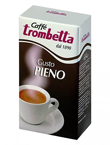 Trombetta Gusto Pieno Grinded Coffee, 1 Pound (Pack of 2)