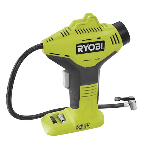 RYOBI 18-Volt ONE+ Cordless High Volume Power Inflator (Tool Only) P738 (Bulk Packaged, Non-Retail Packaging), Battery Powered