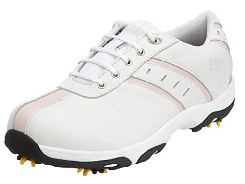 Bite Orthosport Women's Biolite::1S Golf Shoe,White/Pink,6.5 M