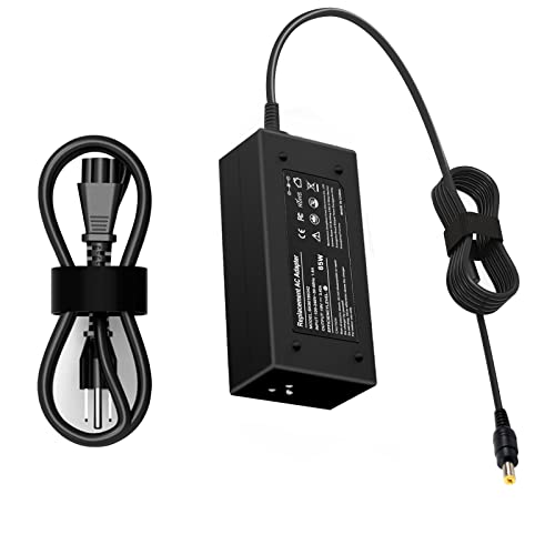 19V AC Adapter Power Cord Monitor,for Acer LCD Monitor G226HQL G236HL G246HL G276HL R240HY R221Q SB220Q S201HL S202HL S211HL S220HQL H226HQL S230HL S231HL S240HL S242HL Power Supply Cord​