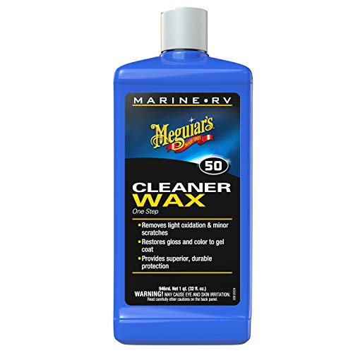 Meguiar's M5032 Marine/RV One Step Cleaner Wax - 32 Oz Bottle