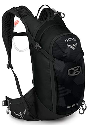 Osprey Salida 12L Women's Biking Backpack with Hydraulics Reservoir, Black Cloud