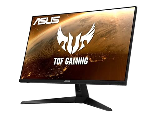 ASUS TUF Gaming VG279Q1A 27” Gaming Monitor, 1080P Full HD, 165Hz (Supports 144Hz), IPS, 1ms, Adaptive-sync/FreeSync Premium, Extreme Low Motion Blur, Eye Care, HDMI DisplayPort,BLACK