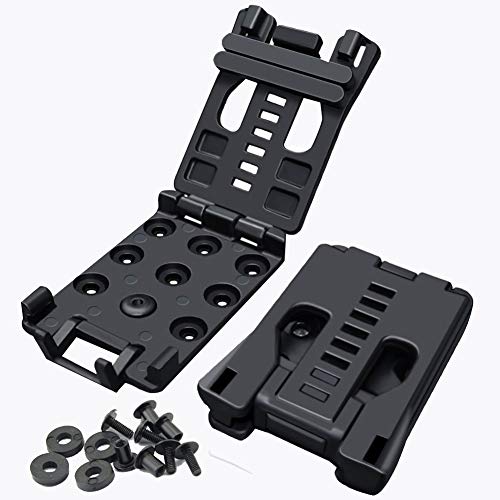 Tactical 1-Pack Belt Clips Universal Utility EDC Belt Clip Outdoor Loops Camping Knife Blade Lock Large with Hardware for Holsters or Mag Pouches Sheath Tools