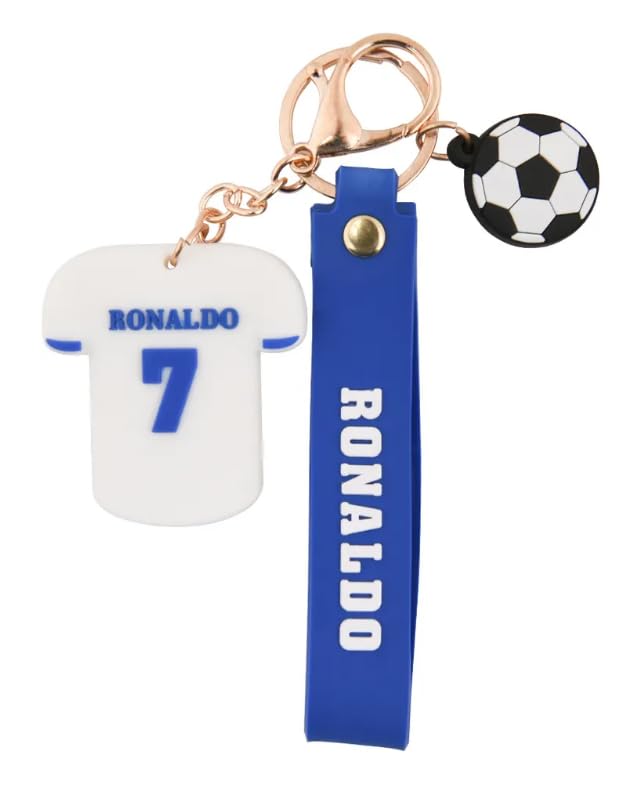 Ronaldo Soccer Ronaldo CR7 KeyChain Ring Gift for Boys/Men