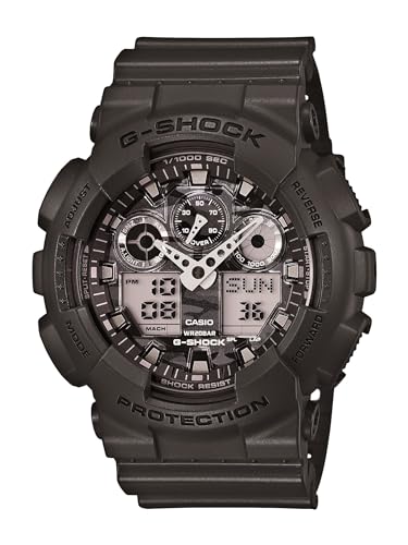 Casio 200M WR Shock Resistant Watch (Model: GA-100CF-8CR)