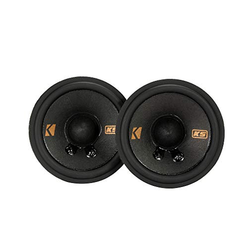 KICKER Pair 47KSC2704 50 Watt 2.75' Mid Range Mid/Tweeter Speakers KSC270