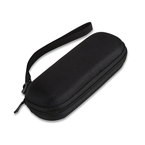 AGPTEK Carrying Case, EVA Zipper Carrying Hard Case Cover for Digital Voice Recorders, MP3 Players, USB Cable, Earphones-Bose QC20, Memory Cards, U Disk, Black