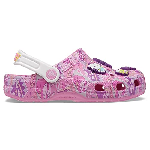 Crocs Unisex Classic Hello Kitty Clog, Pink, Numeric_9 US Men