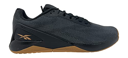 Reebok Men's Nano X1 Cross Trainer (8.5, Core Black/Pure Grey 7/Sepia, Numeric_8_Point_5)
