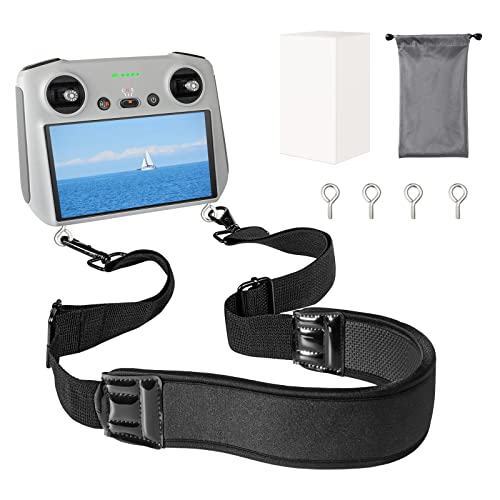 MoKo Mini 3 Pro RC Lanyard for DJI Mini 4 Pro/Mini 3 Pro RC Shoulder Neck Strap, Adjustable RC Controller Lanyard with Screw Compatible with DJI RC/RC Pro/DJI Mavic 3 Cine Smart Controller Accessories