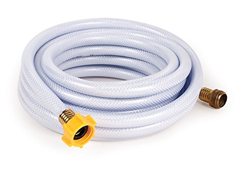 Camco 25ft TastePURE Drinking Water Hose - Lead and BPA Free, Reinforced for Maximum Kink Resistance 1/2'Inner Diameter (22733) , White