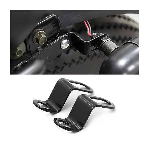 AUCELI Rear Turn Signals Brackets, 2PCS Motorcycle Rear Indicator Light Relocation Holder, Universal L Shape 12mm Hole Shock Brackets Motorbike Rear Turn Signal Lamp Mounting Holder