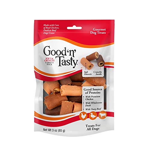 Good'n'Fun Good ‘N’ Tasty Kabob Bites, Gourmet Treats for All Dogs, Made with Real Chicken