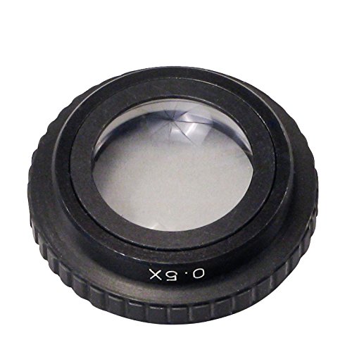 OMAX 0.5X Auxiliary Objective Lens for Stereo Microscope D50mm