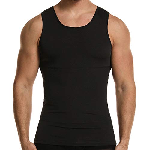 GSKS Mens Body Shaper Compression Tank Top Slimming Shapewear Abdomen Undershirt