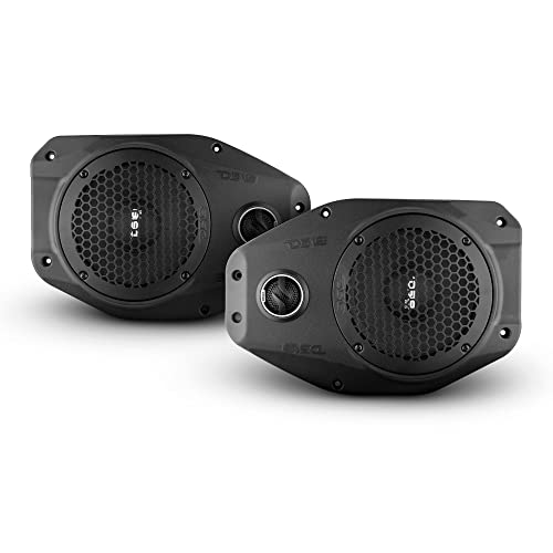 DS18 JL-SB6 Plug & Play Sound Bar Enclosure Upgrade with 6.5' Neodymium Mid-Range and Tweeter Compatible with Jeep Wrangler JL/JLU | Gladiator JT Left and Right Speakers (Pair)