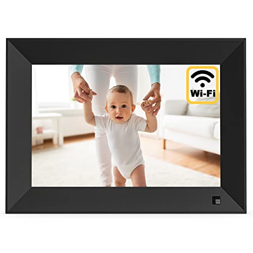 Arktronic 10.1 Inch Smart WiFi Digital Picture Frame 16GB, Digital Photo Frame with HD IPS Touch Screen, Easy to use, Instantly Share Photos/Videos via App or Email, Gift for Grandparents