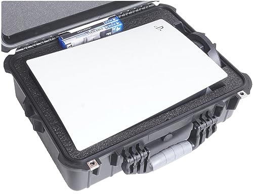 Case Club Case to fit (Gen 1) PS5 - Hard Shell Travel Case fits PlayStation 5 Console, Controllers, Games, Stand & Accessories - Organize your PS5, Disc or Digital, in Waterproof Carry & Storage Case