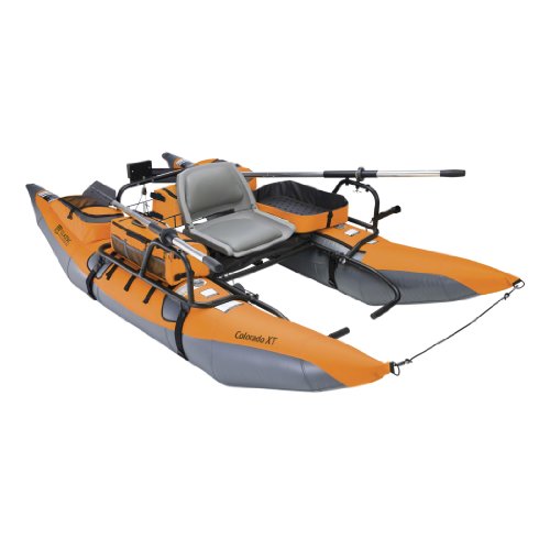 Classic Accessories Colorado XT Pontoon Boat, Pumpkin/Grey