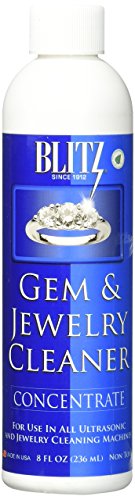 Blitz Gem & Jewelry Cleaner Concentrate (8 Oz) (1-Pack), 8 Fl Oz (Pack of 1)
