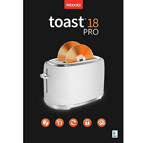 Roxio Toast 18 Pro | Complete DVD Burner & Digital Media Suite [Mac Download] [Old Version]
