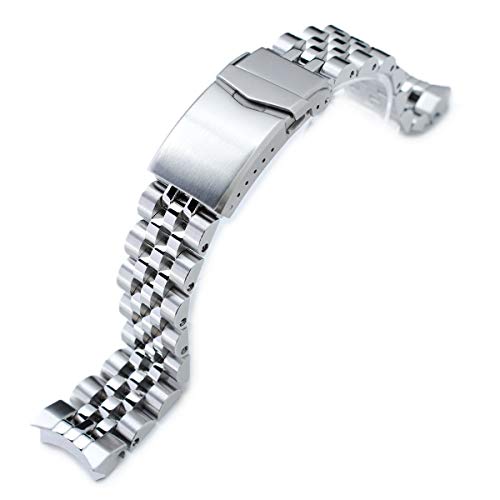 MiLTAT 20mm Watch Band for SEIKO SBDC001 SBDC003 SBDC031, Angus-J Solid Screw-Links