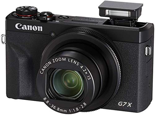 Canon PowerShot G7X Mark III Digital 4K Vlogging Camera, Vertical 4K Video Support with Wi-Fi, NFC and 3.0-Inch Touch Tilt LCD, Black