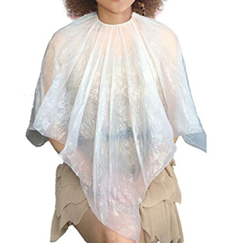 SSDXY 100 Pcs Disposable Hair Dyeing Shawl Hair Treatment Hair Color Cape Perm Tools,Washing Cape Tool for Hair Cutting