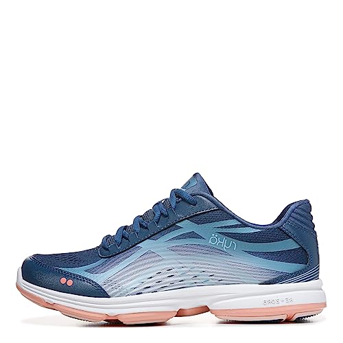 Ryka Womens Devotion Plus 3 Walking Shoe, Blue Multi, 8.5 US