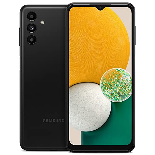 Samsung Galaxy A13 5G (64GB, 4GB) 6.5' HD+, 50MP Triple Camera, 5000mAh Battery, 5G / 4G Volte (for T-Mobile, Metro, Sprint Only) A136U (Black) (Renewed)