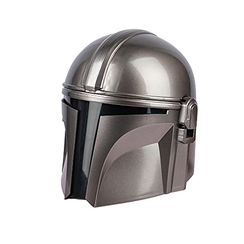 Karc Men Helmet Deluxe Mandalorian Helmet Resin Full Head Mask for Men Halloween Cosplay Costume Accessories