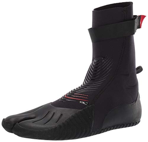 O'Neill Wetsuits Men's Heat 3mm Split Toe Booties, Black, 13