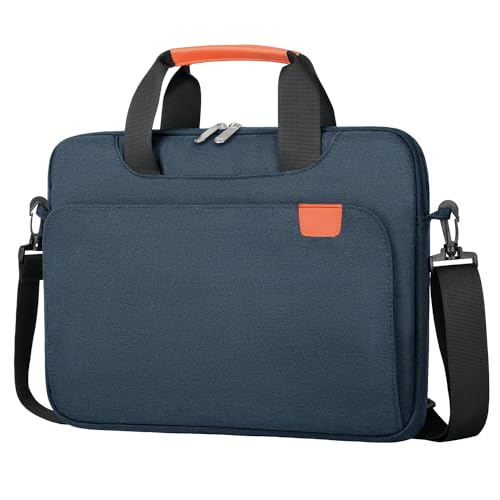 YQABKFR 360° Protective Laptop Shoulder Bag, 13-14 inch Laptop Sleeve Case, Compatible with 13” MacBook Air M2/M3 A3113, A2681, 14” MacBook Pro 14 M3 A2918, A2992, MacBook Air 15 M3 A3114