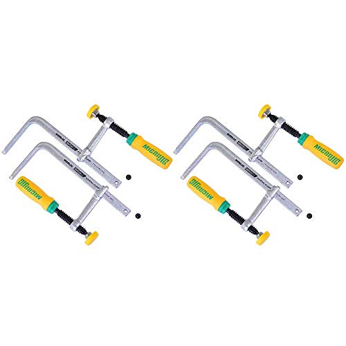 MICROJIG Matchfit DVC-538K2_K2 Dovetail Clamps Set With Soft-Grip Handle, 2-Piece, 2-Pack